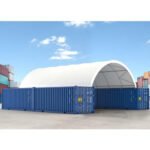 Tunnel di Copertura Robusto per Container 20x40 Piedi