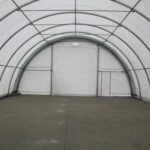 Tunnel di Stoccaggio Arcuato Rinforzato 9.14 x 12.19 x 4.57 Metri